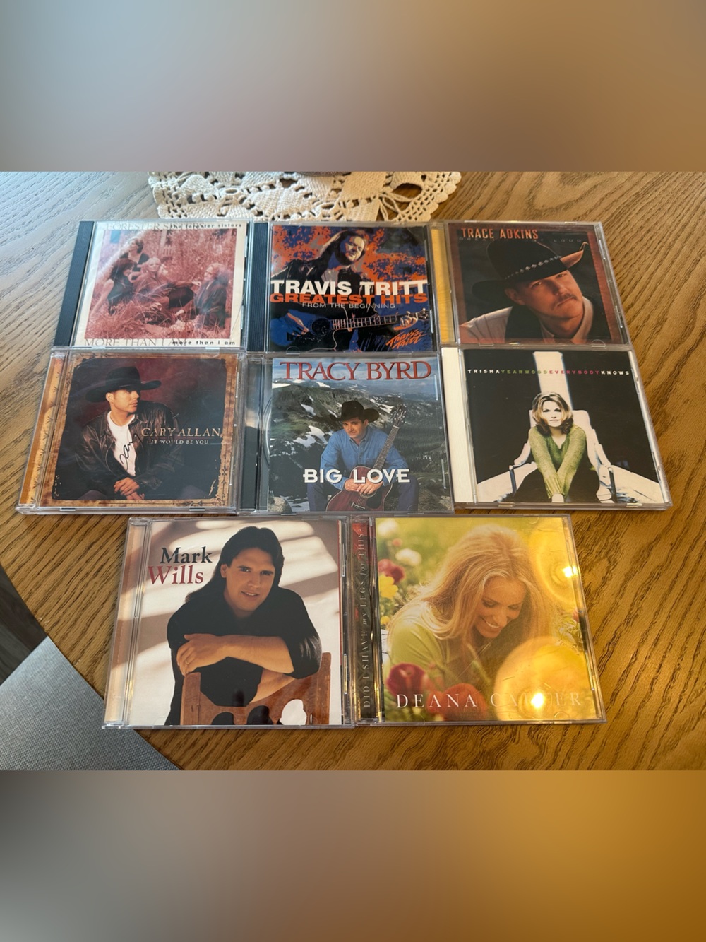 90s Country CD Lot - Mixed Artist Collection 8 cds